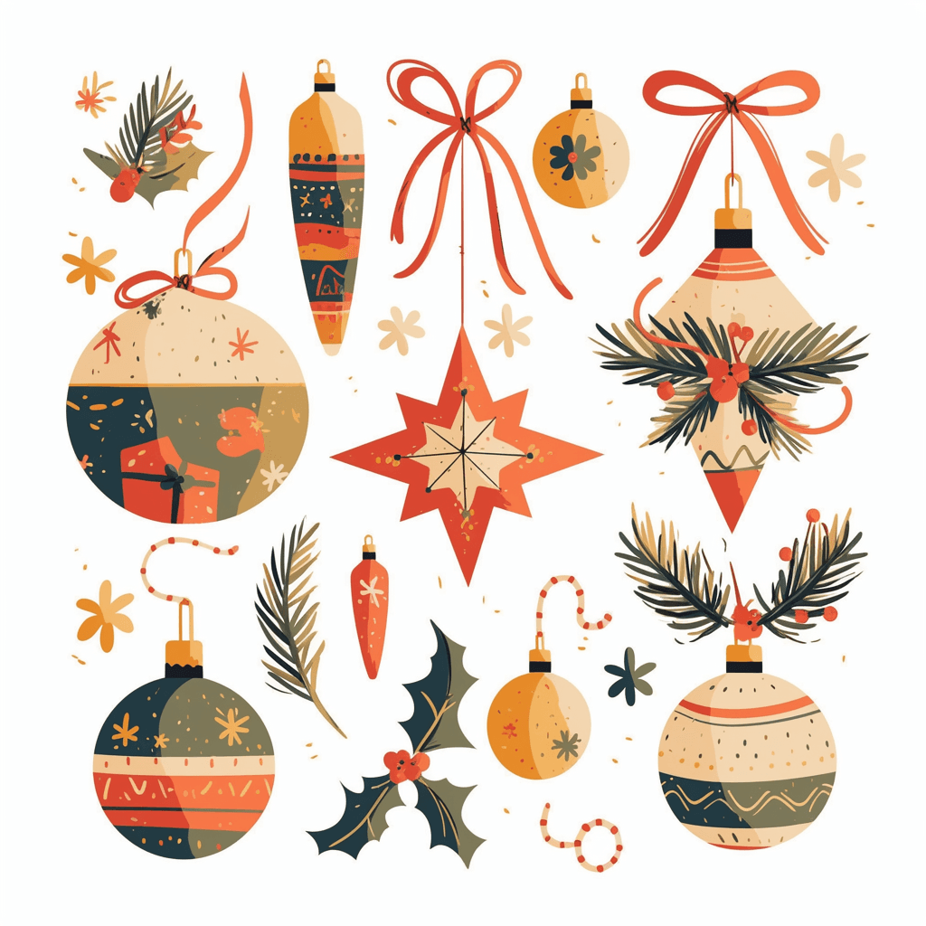 Christmas Festival original repeating artwork
