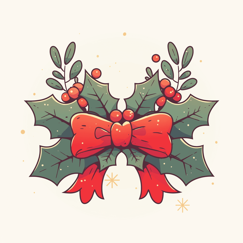 Christmas Uptown original repeating artwork