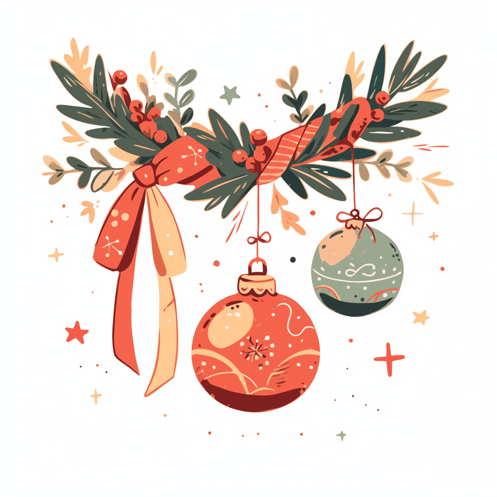 Christmas Studio original repeating artwork