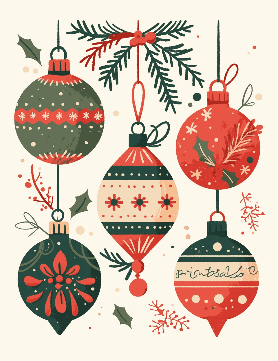 Christmas 077 original repeating artwork