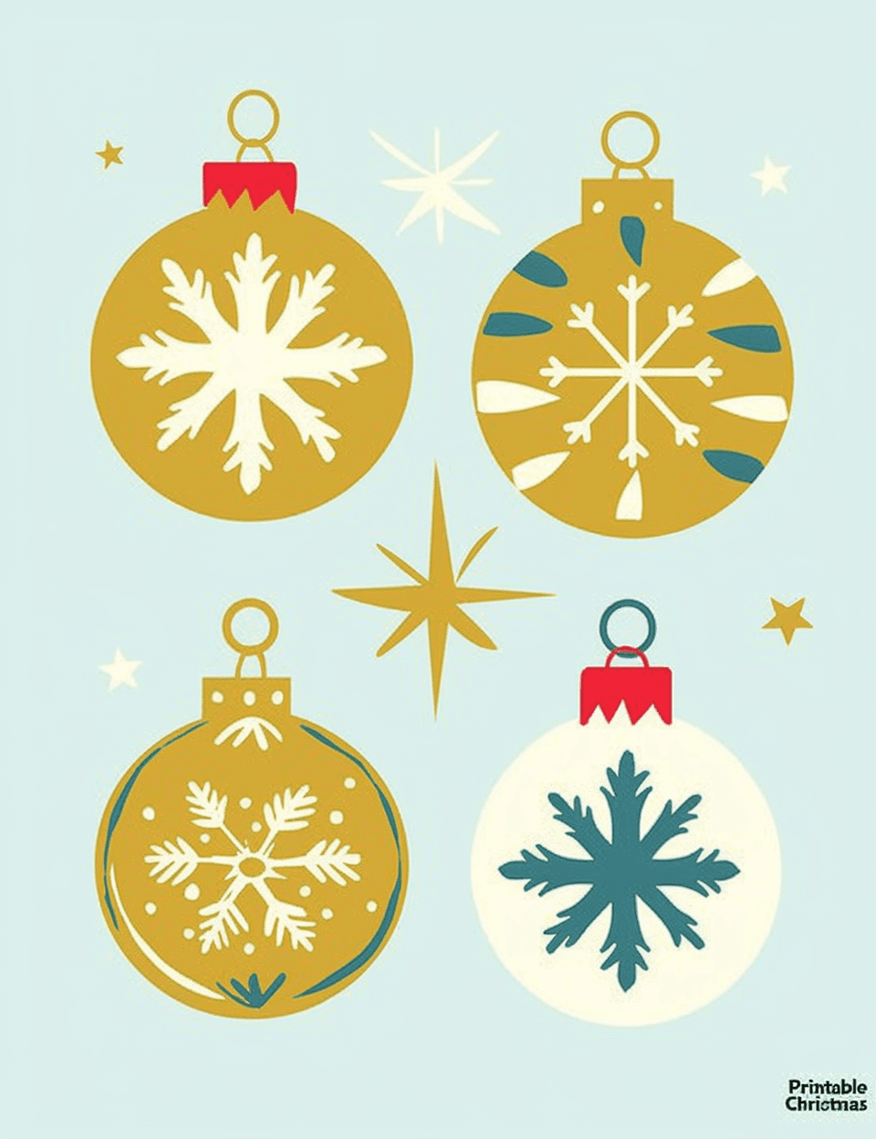 Christmas Ball Show original repeating artwork