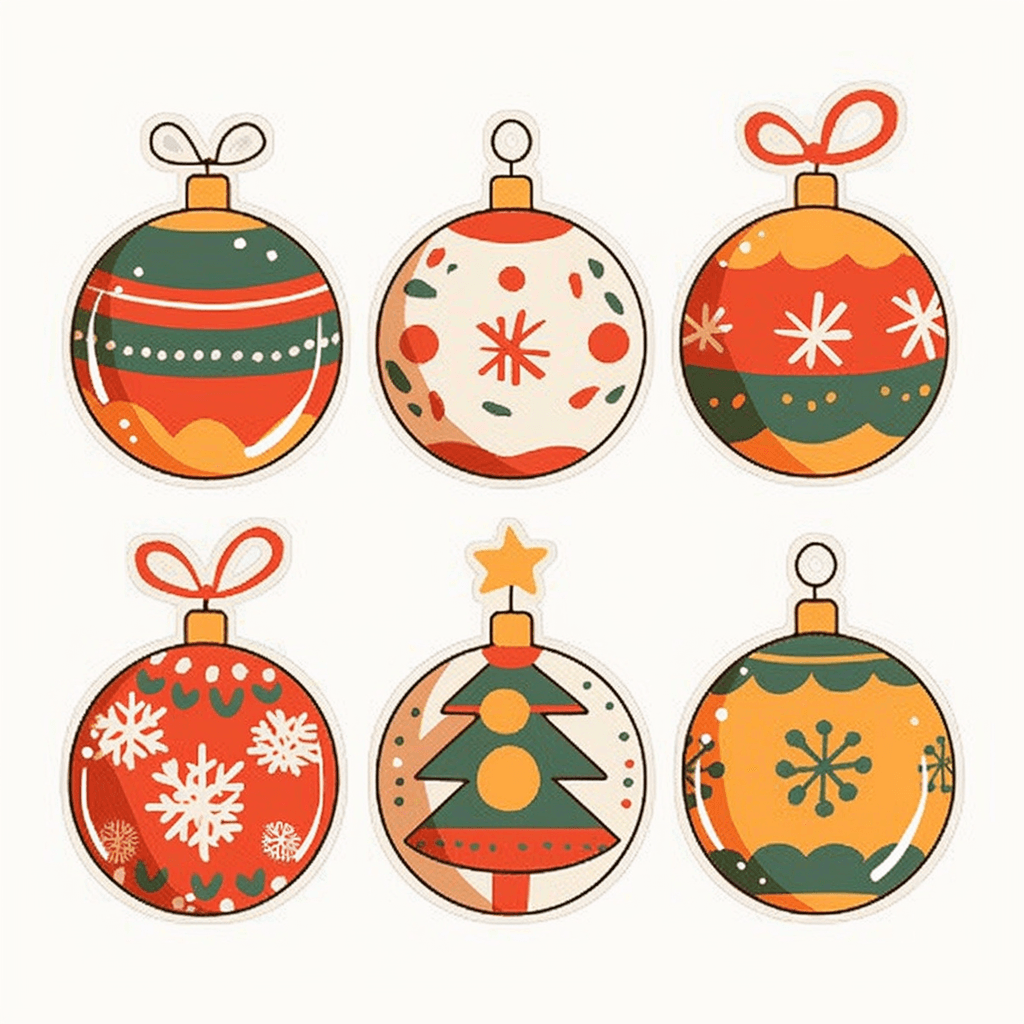 Christmas Ball Originals original repeating artwork