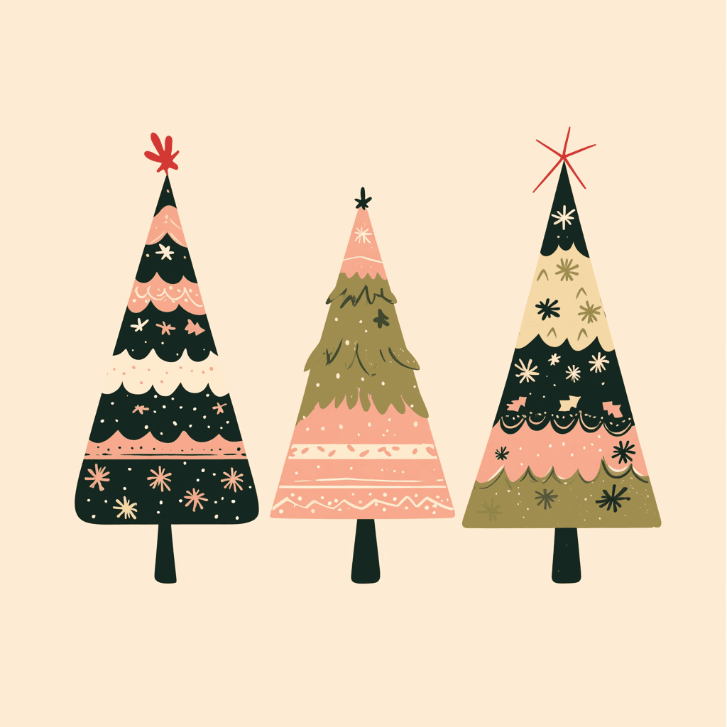 Christmas Tree 690 original repeating artwork