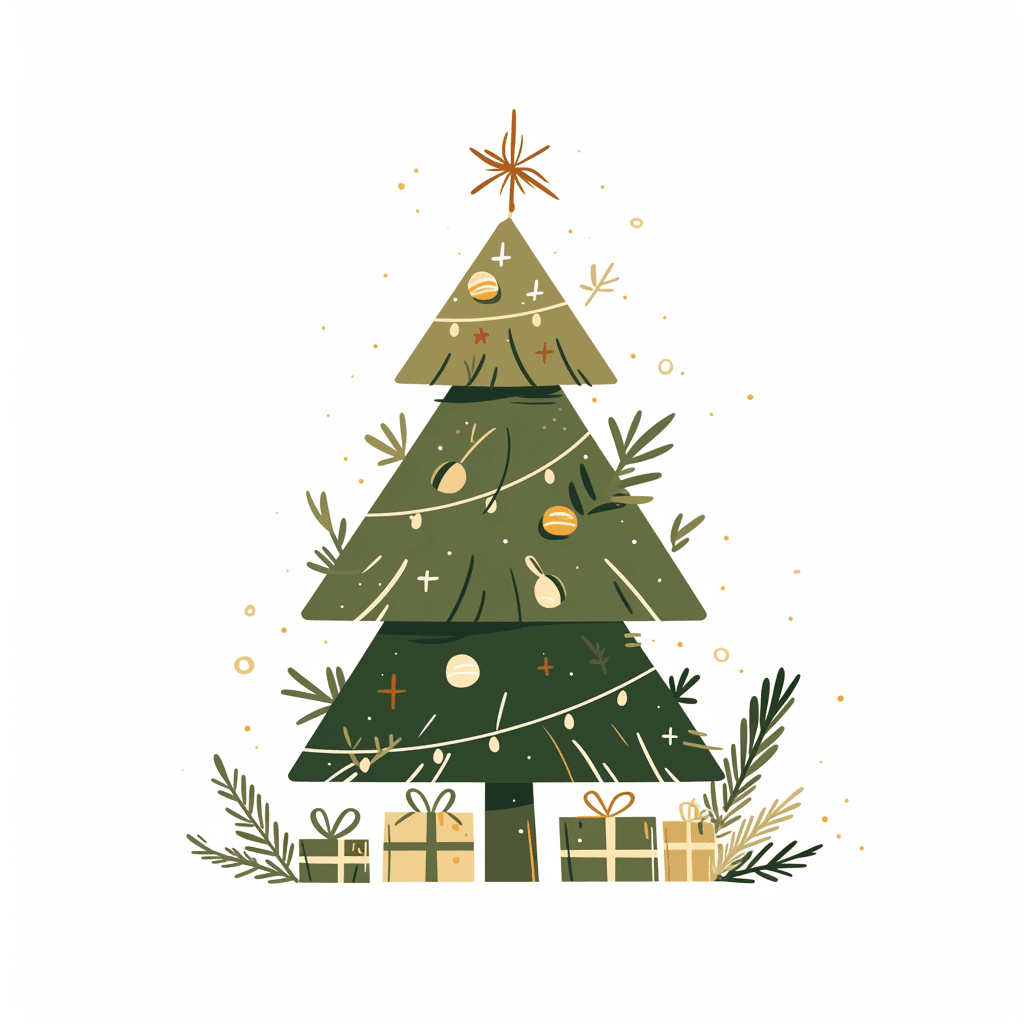 Christmas Tree 439 original repeating artwork