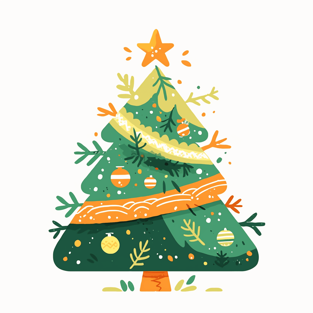 Christmas Tree 374 original repeating artwork