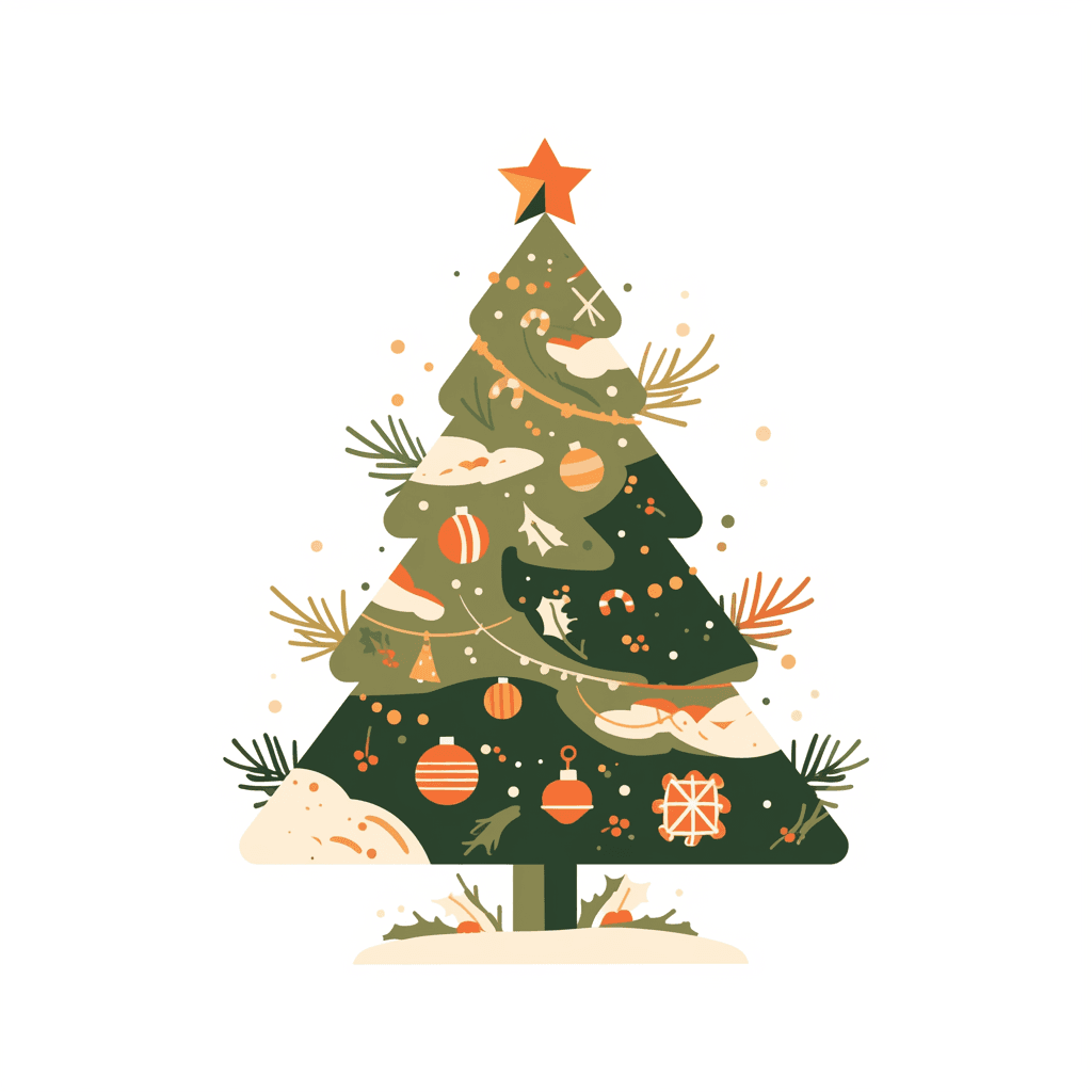 Christmas Tree 234 original repeating artwork