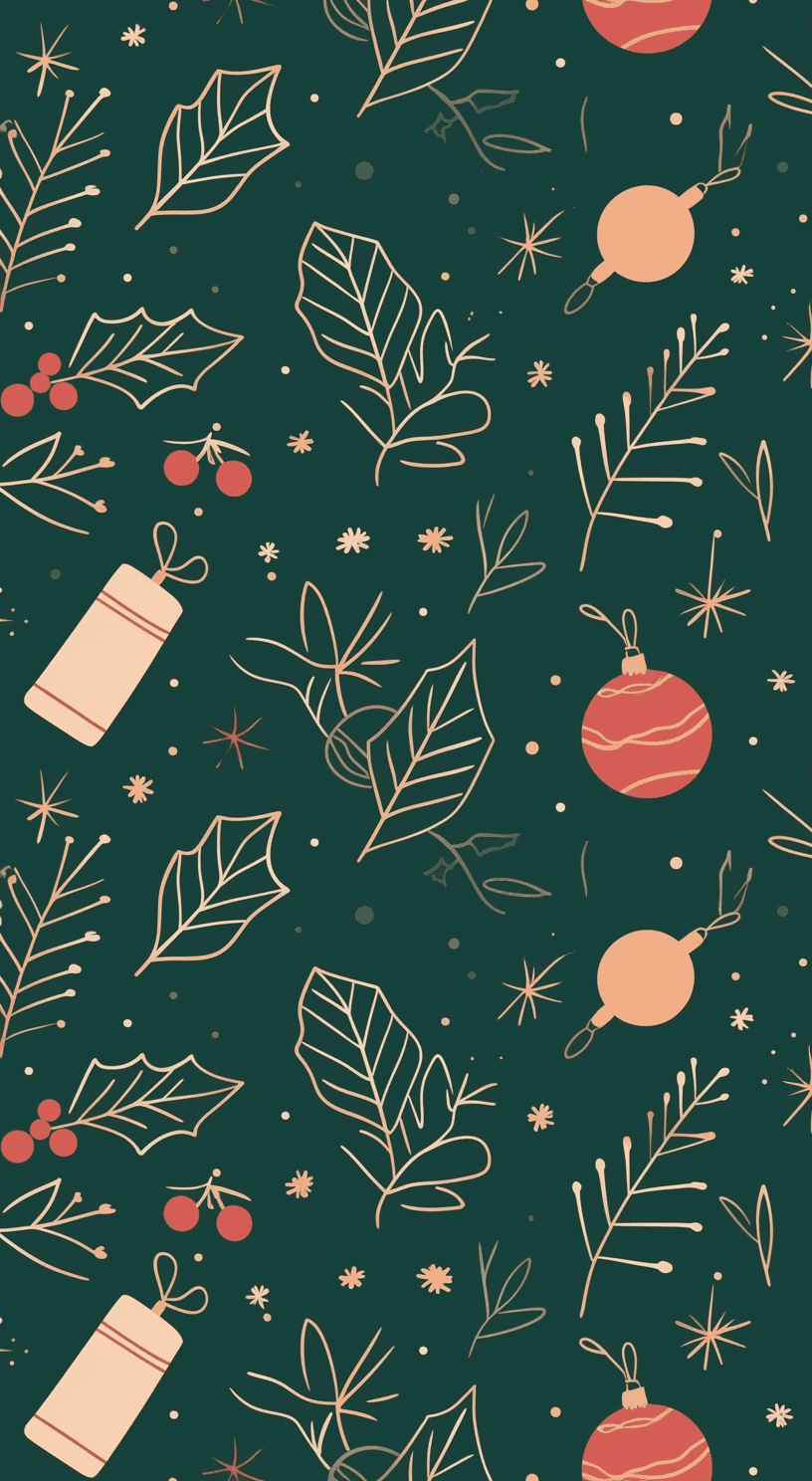 Christmas Design Dash original repeating artwork