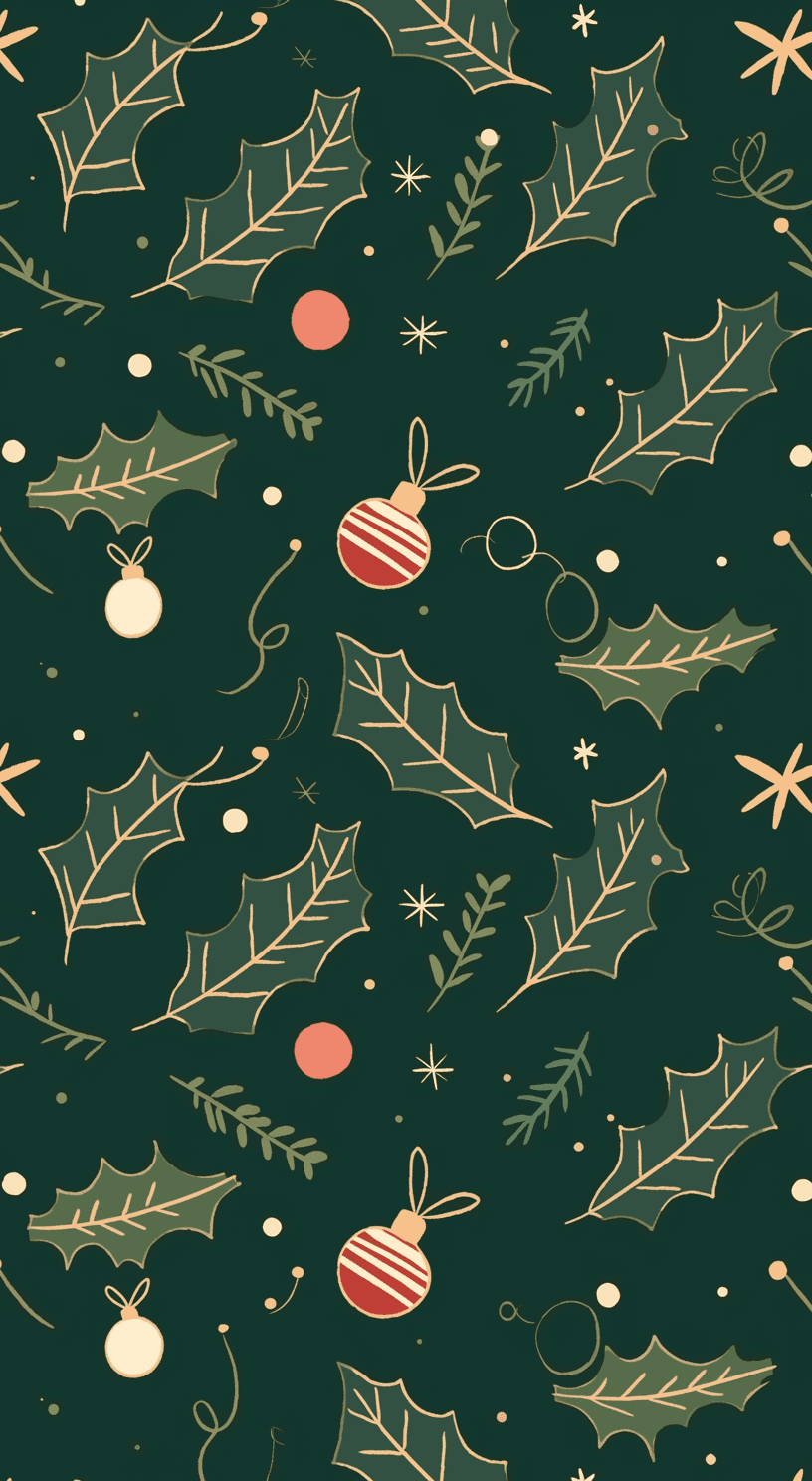 Christmas Design Fair original repeating artwork