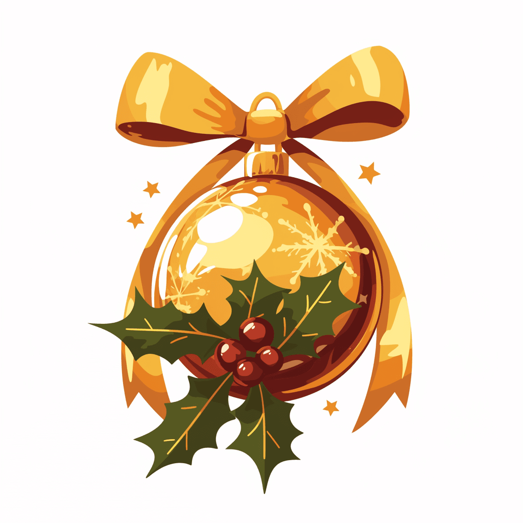 Christmas Ball Autumn original repeating artwork