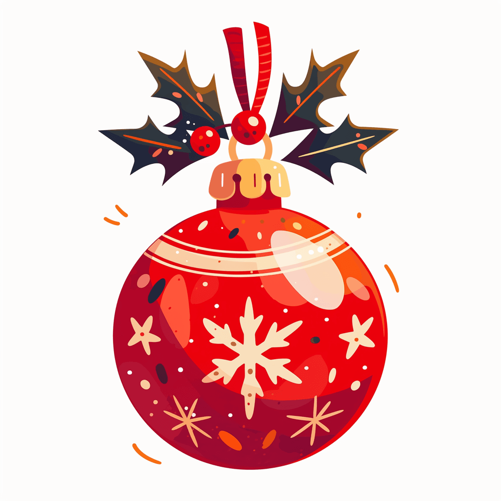 Christmas Ball Echo original repeating artwork