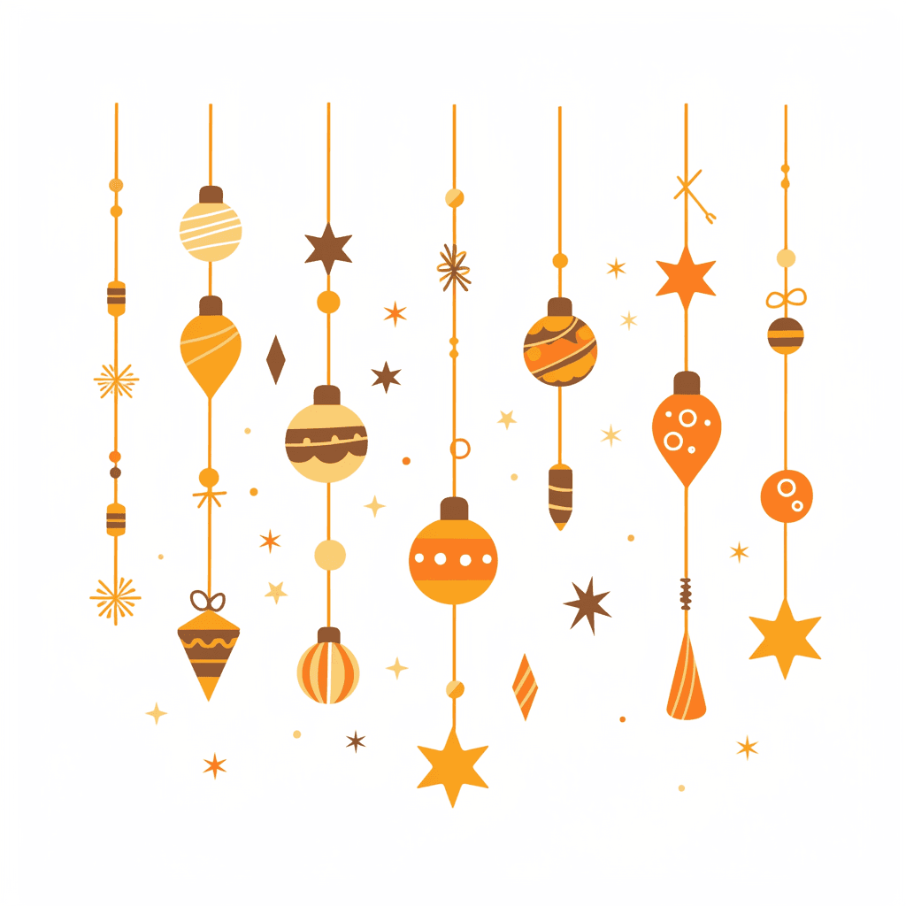 Christmas Ball Slide original repeating artwork
