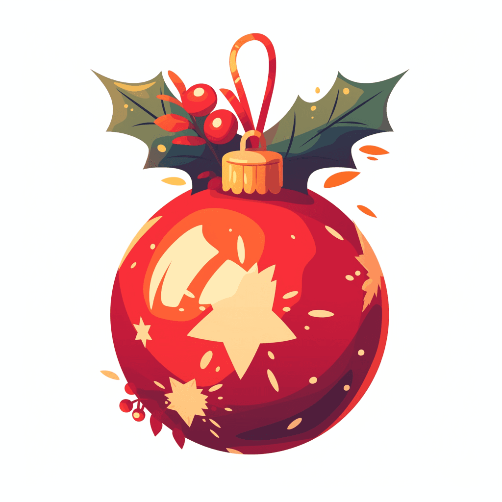 Christmas Ball Snap original repeating artwork