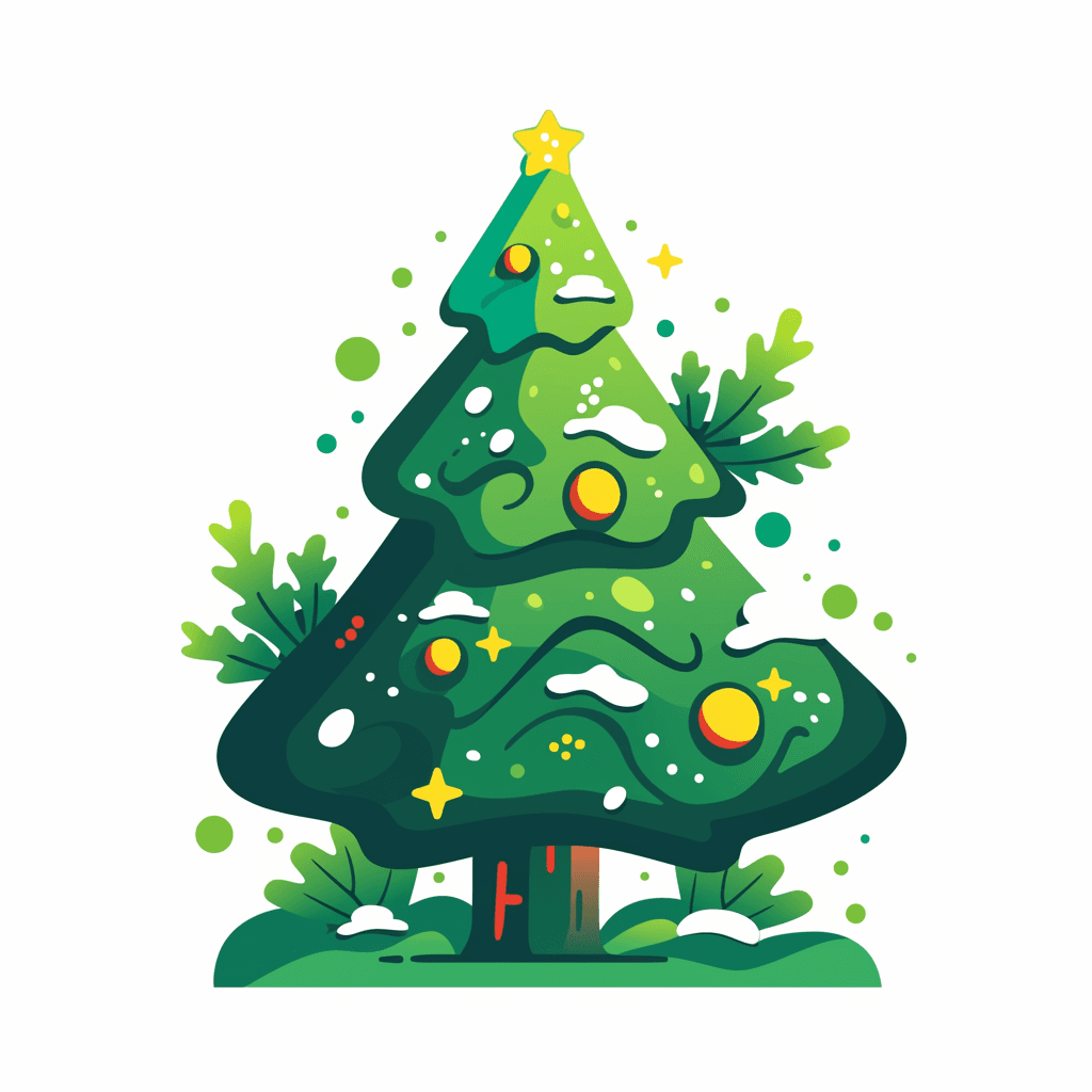 Christmas Tree 025 original repeating artwork