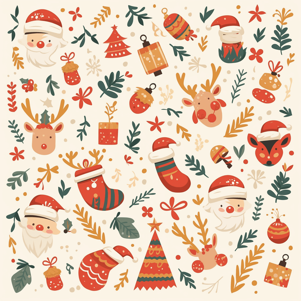 Christmas Design original repeating artwork