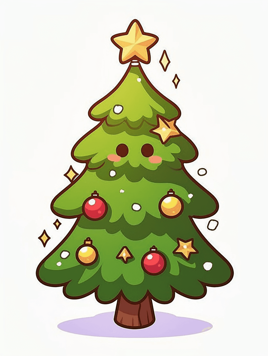 Christmas Tree 081 original repeating artwork