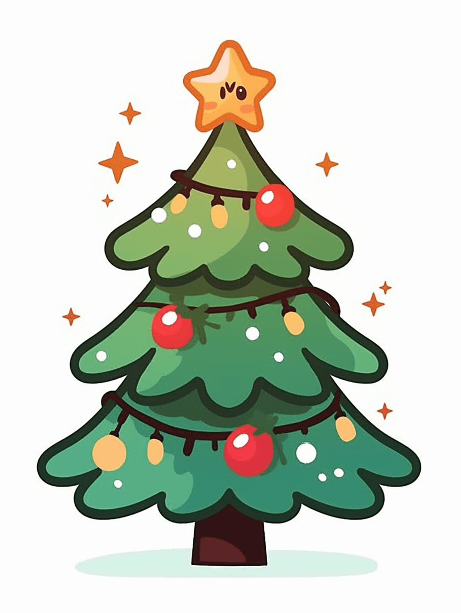 Christmas Christmas Tree 016 original repeating artwork