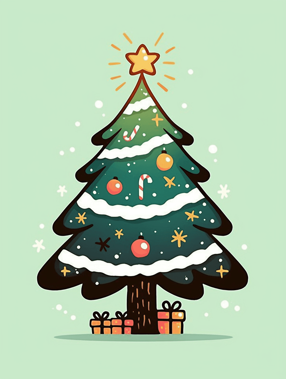 Christmas Tree 405 original repeating artwork