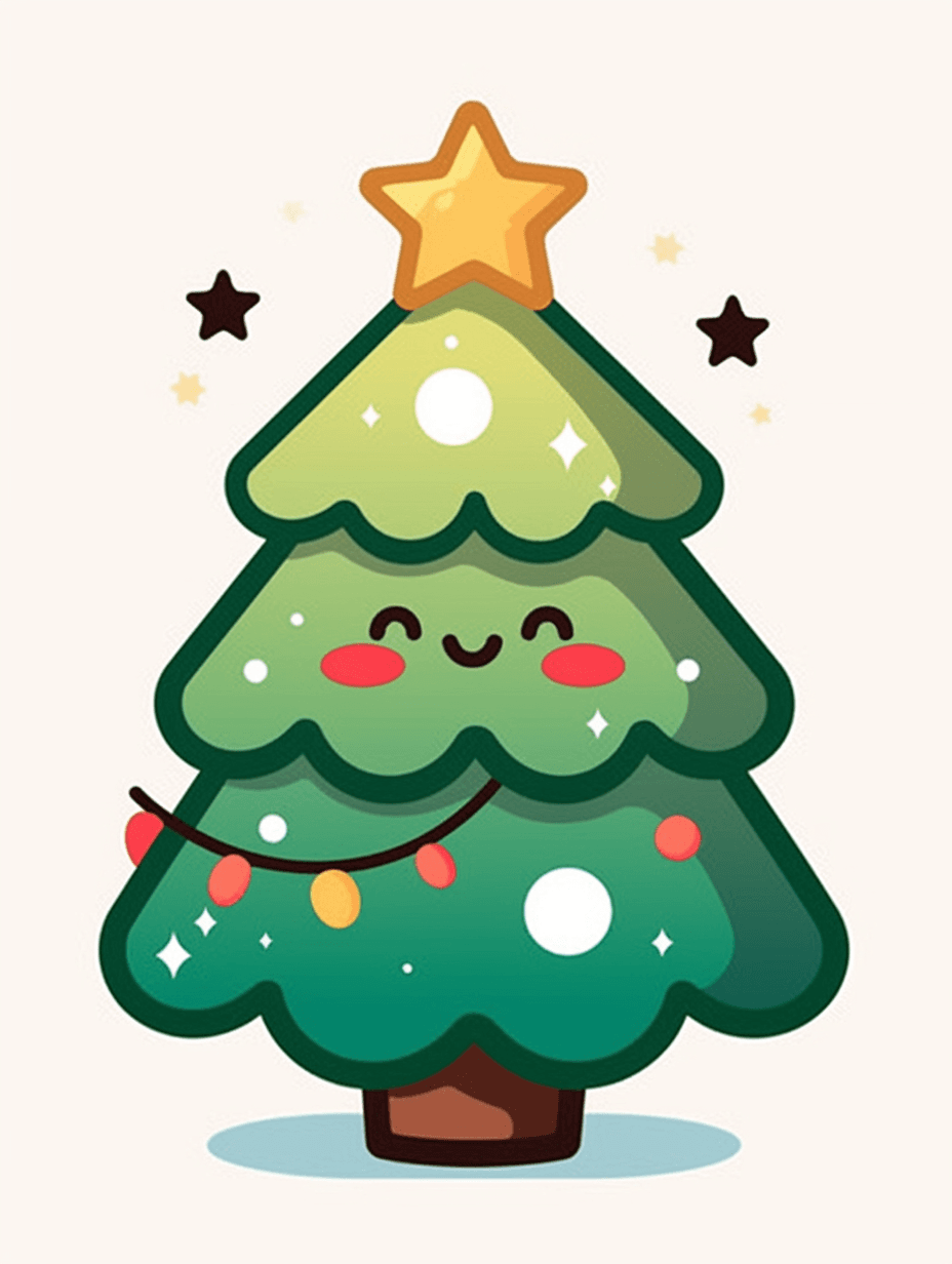 Christmas Tree 258 original repeating artwork