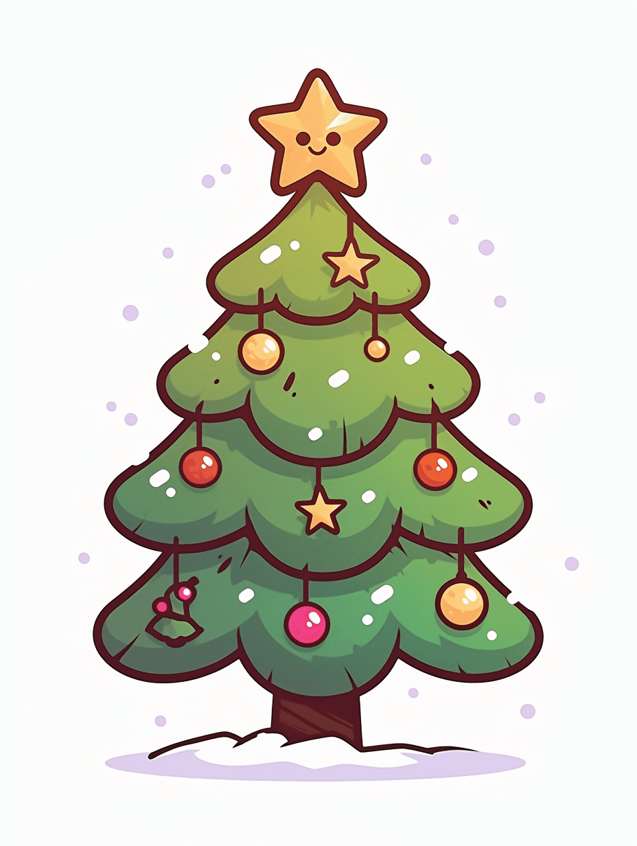 Christmas Christmas Tree 023 original repeating artwork