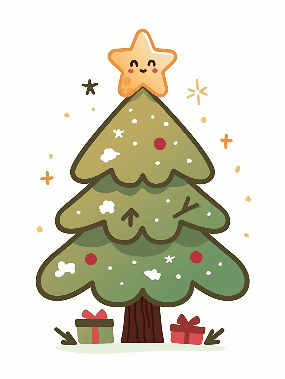Christmas Christmas Tree 008 original repeating artwork