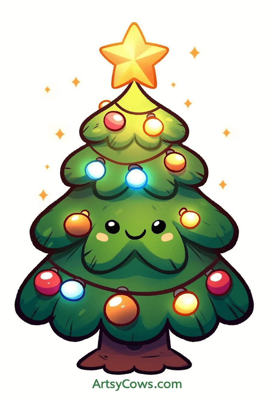Christmas Tree 415 original repeating artwork