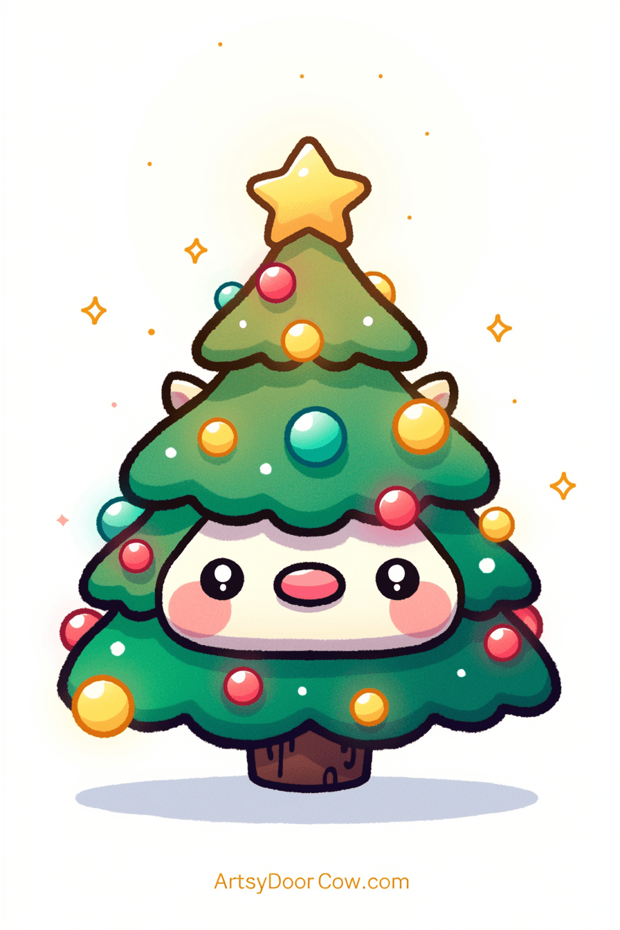 Christmas Christmas Tree 001 original repeating artwork