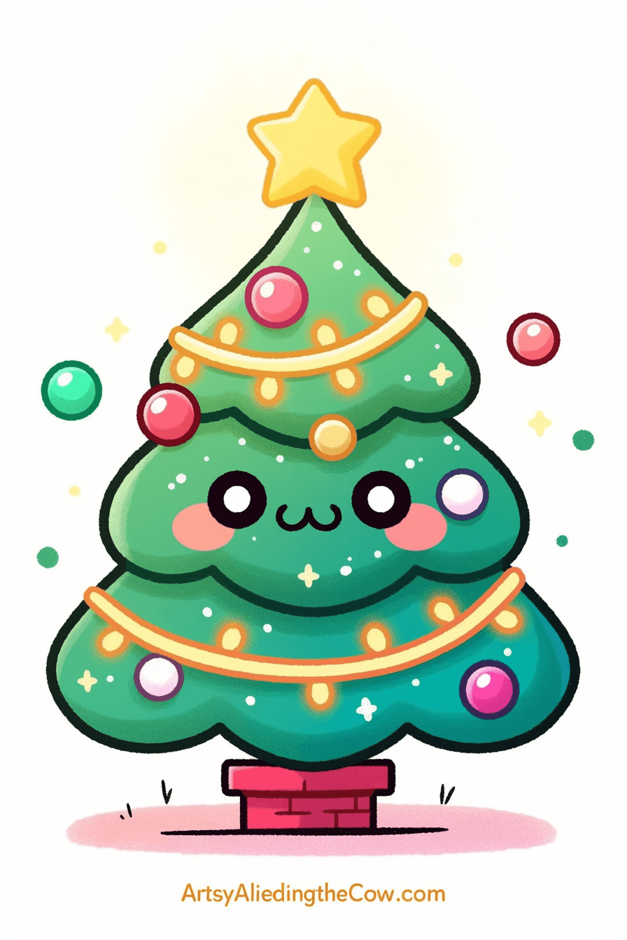 Christmas Tree 602 original repeating artwork