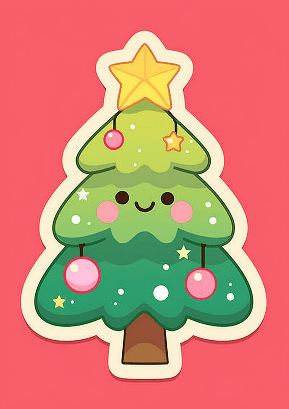 Christmas Christmas Tree 071 original repeating artwork