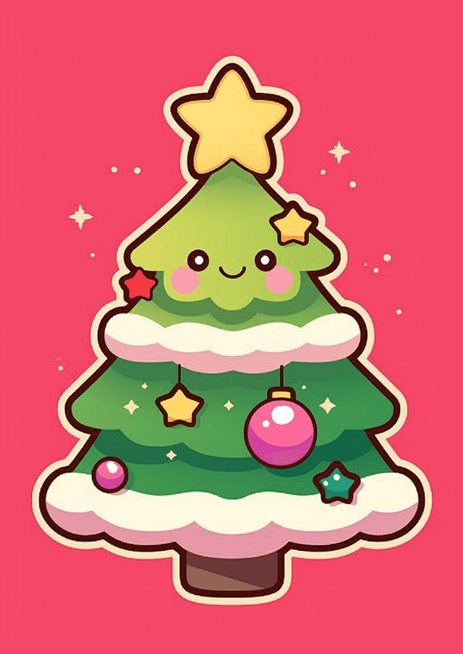 Christmas Christmas Tree 082 original repeating artwork