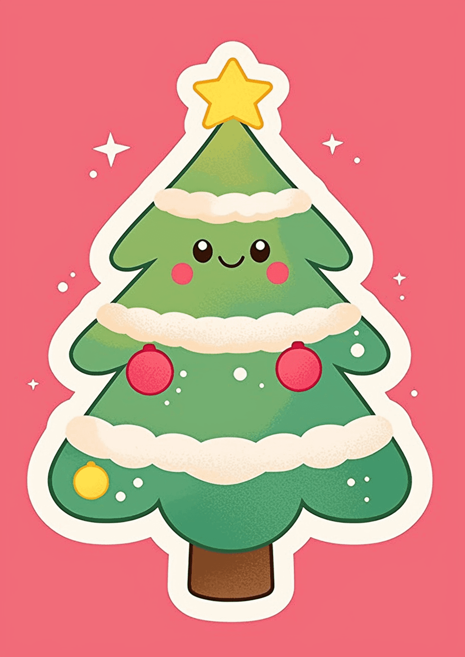 Christmas Tree 027 original repeating artwork