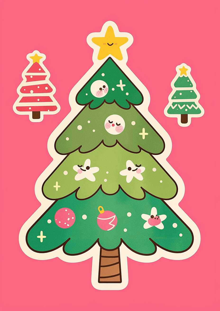 Christmas Tree 126 original repeating artwork