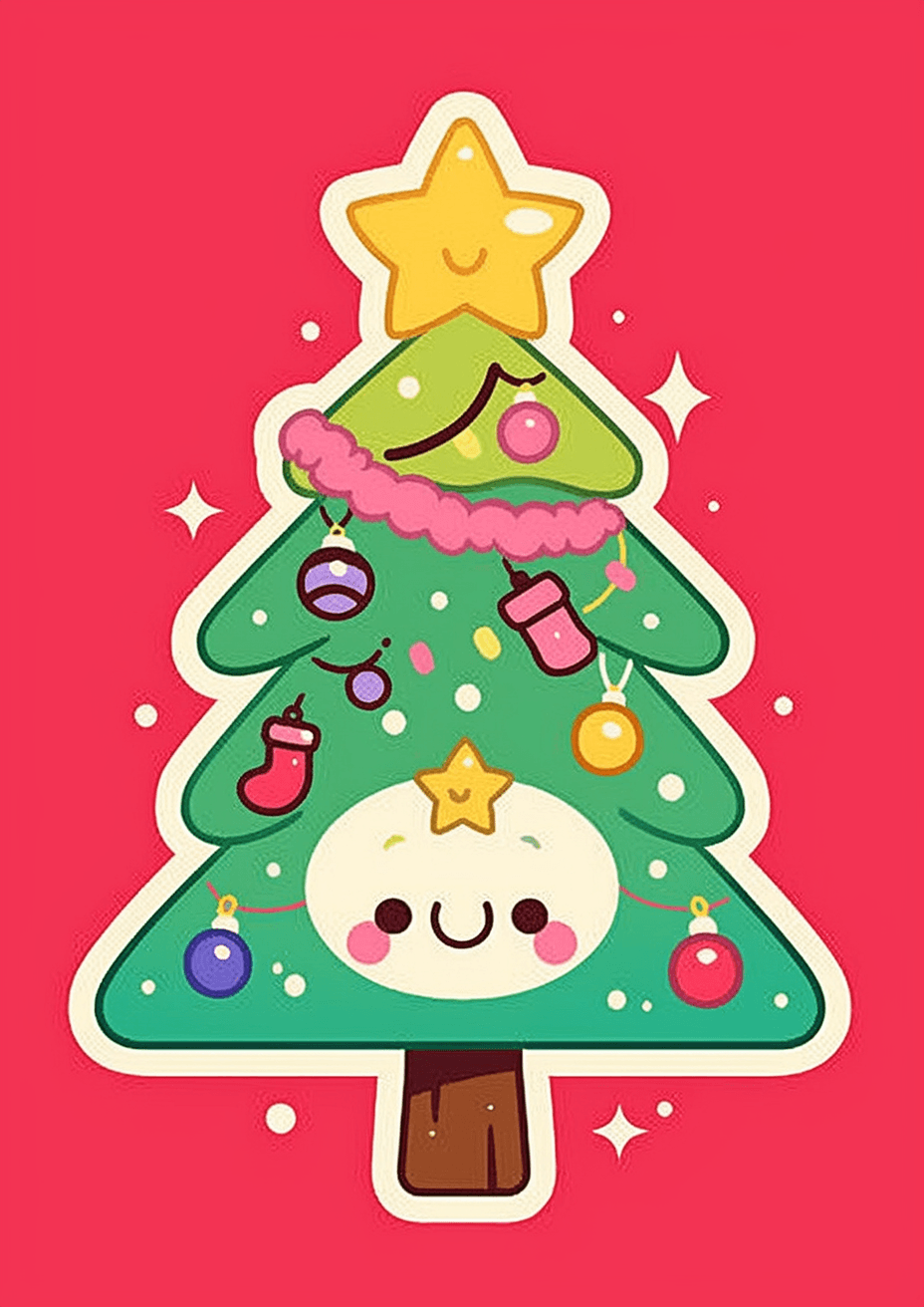 Christmas Tree 342 original repeating artwork