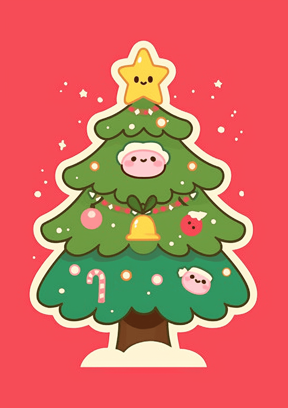 Christmas Christmas Tree 157 original repeating artwork