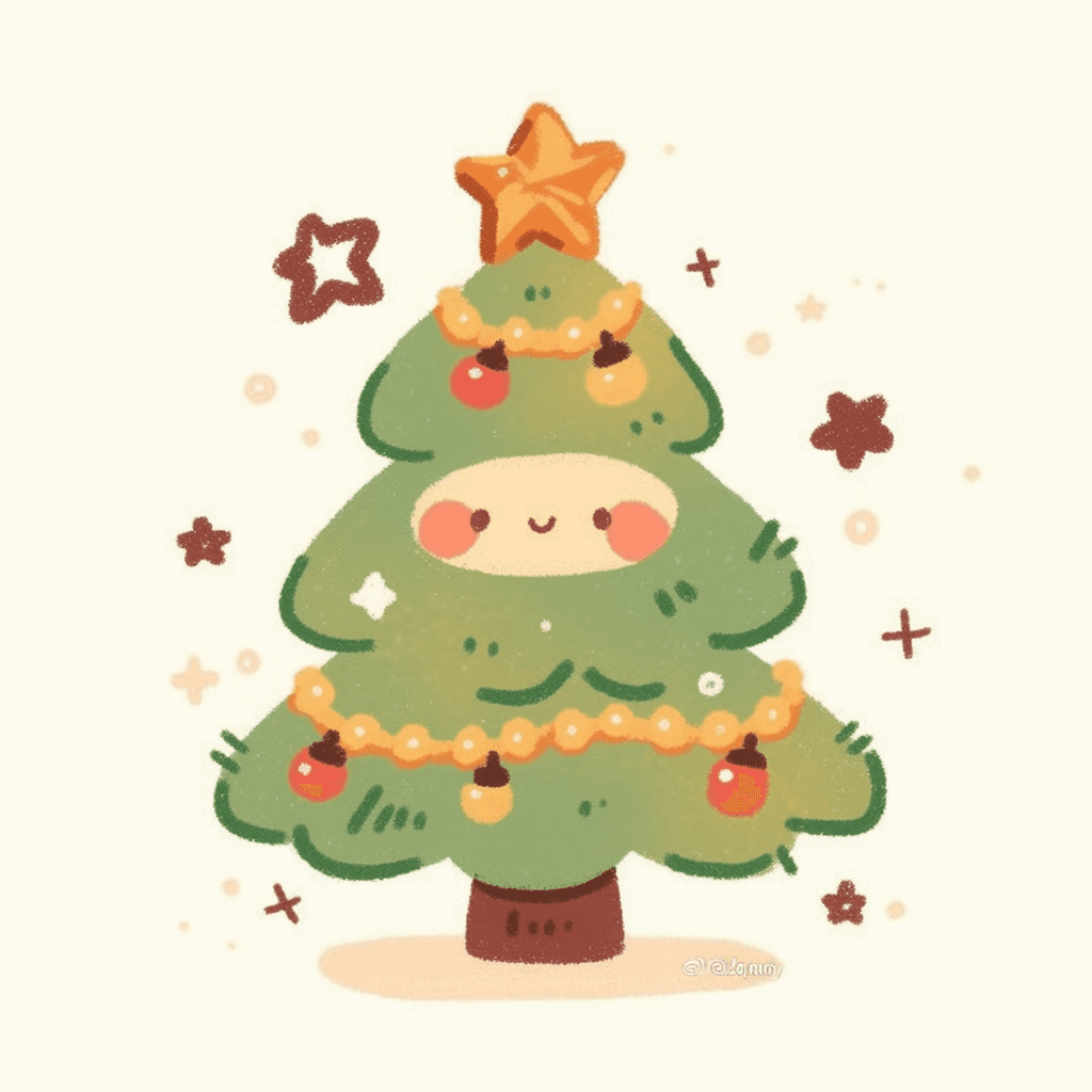 Christmas Tree 137 original repeating artwork