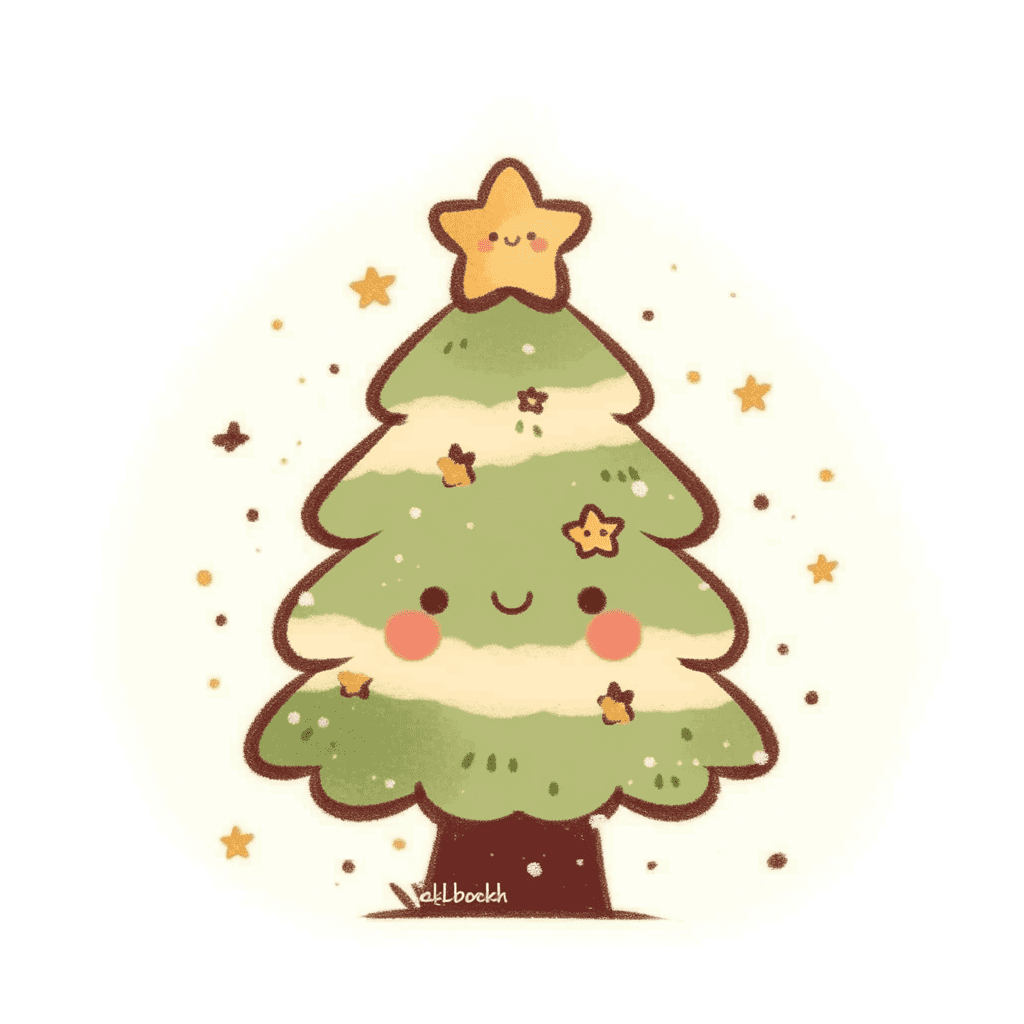 Christmas Christmas Tree 099 original repeating artwork