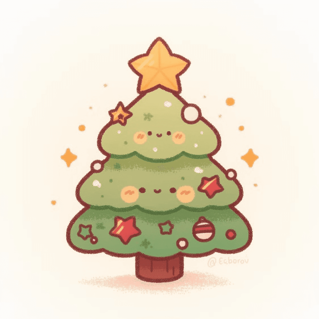 Christmas Tree 150 original repeating artwork