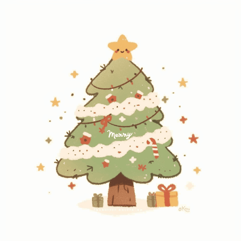 Christmas Christmas Tree 173 original repeating artwork