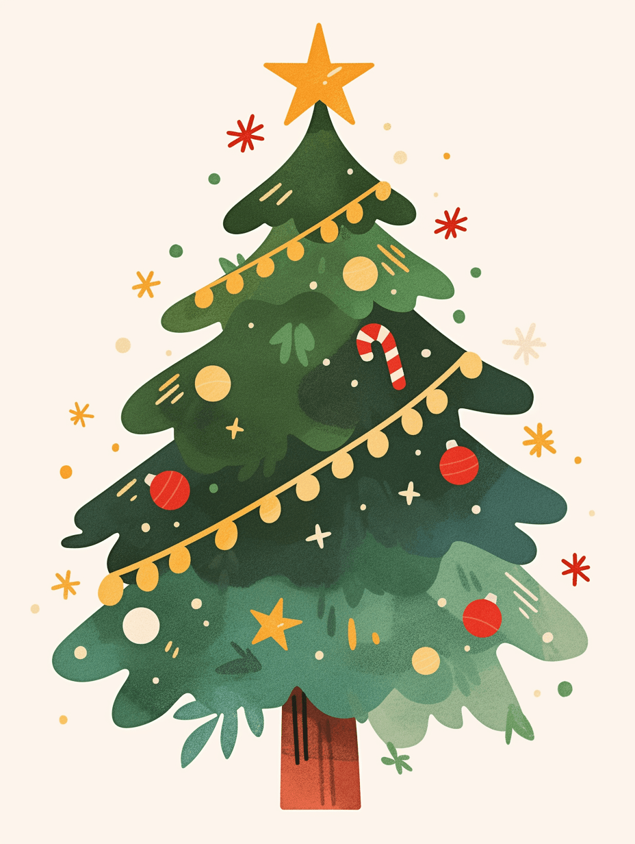 Christmas Tree 646 original repeating artwork