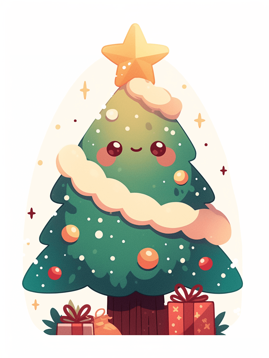 Christmas Christmas Tree 095 original repeating artwork