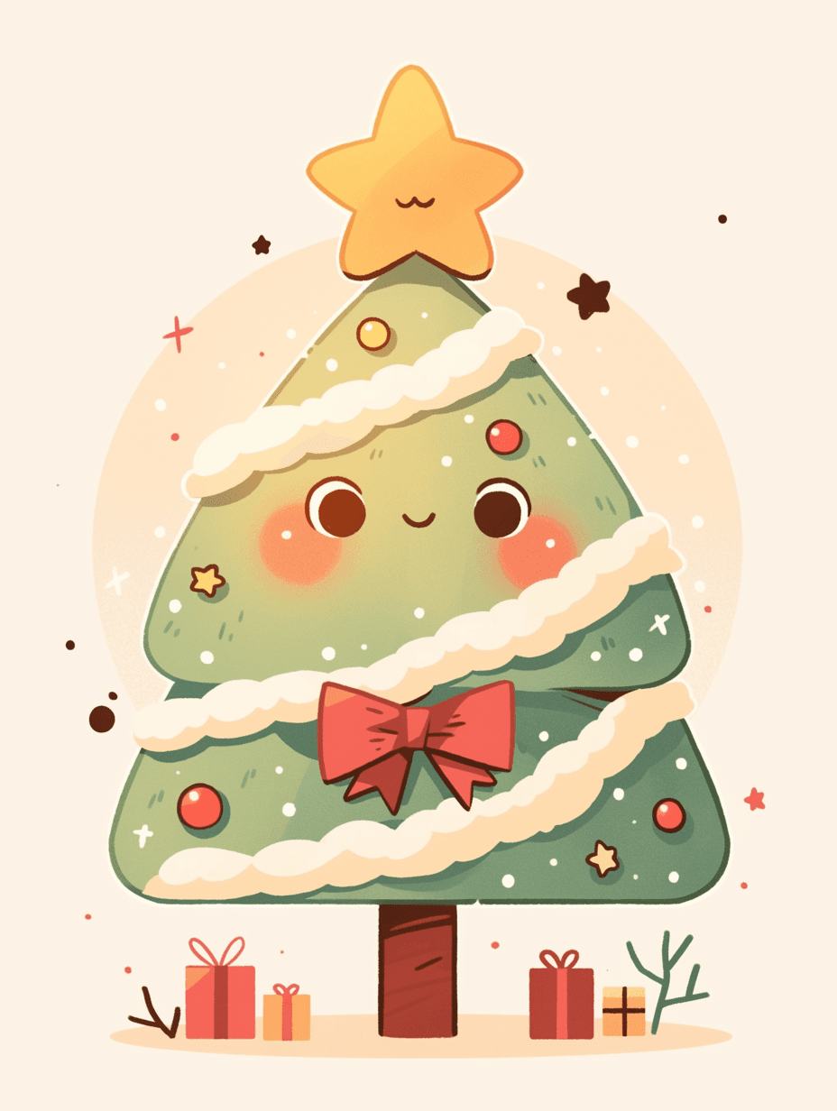 Christmas Tree 092 original repeating artwork