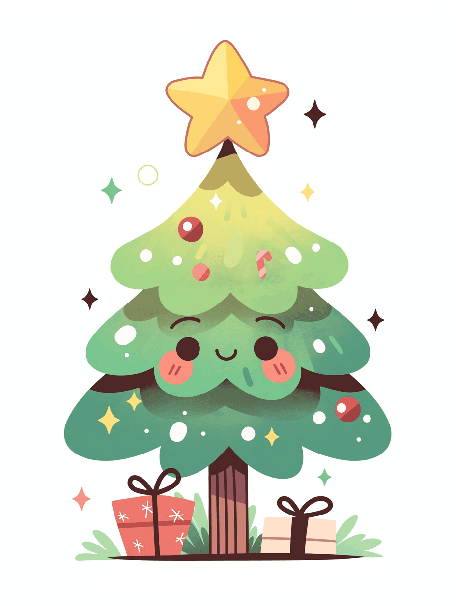 Christmas Christmas Tree 045 original repeating artwork