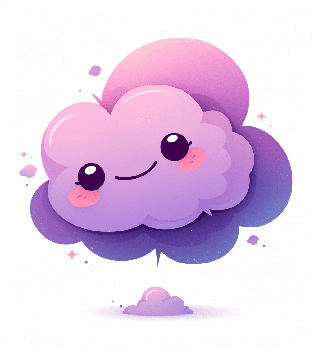 Cute Cloud Groove original repeating artwork