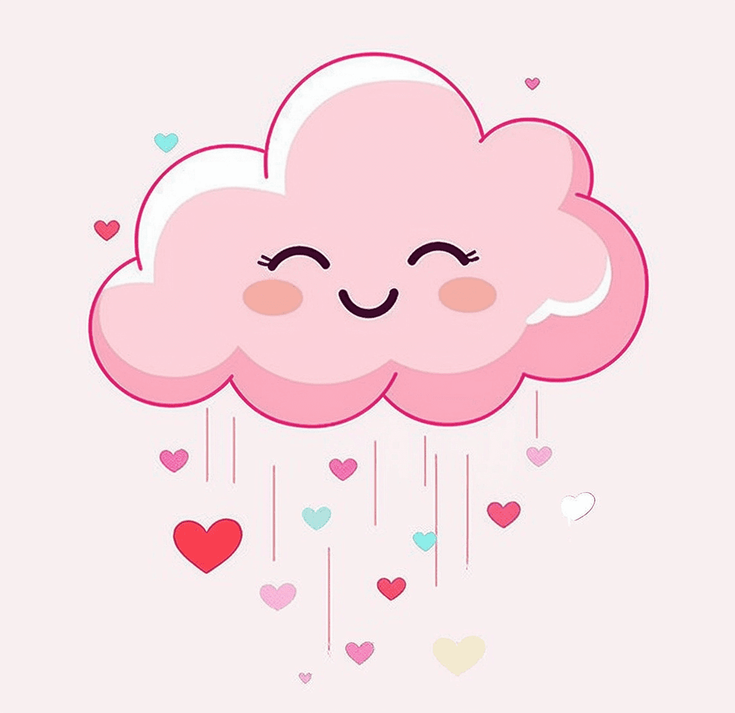 Cute Cloud Tune original repeating artwork