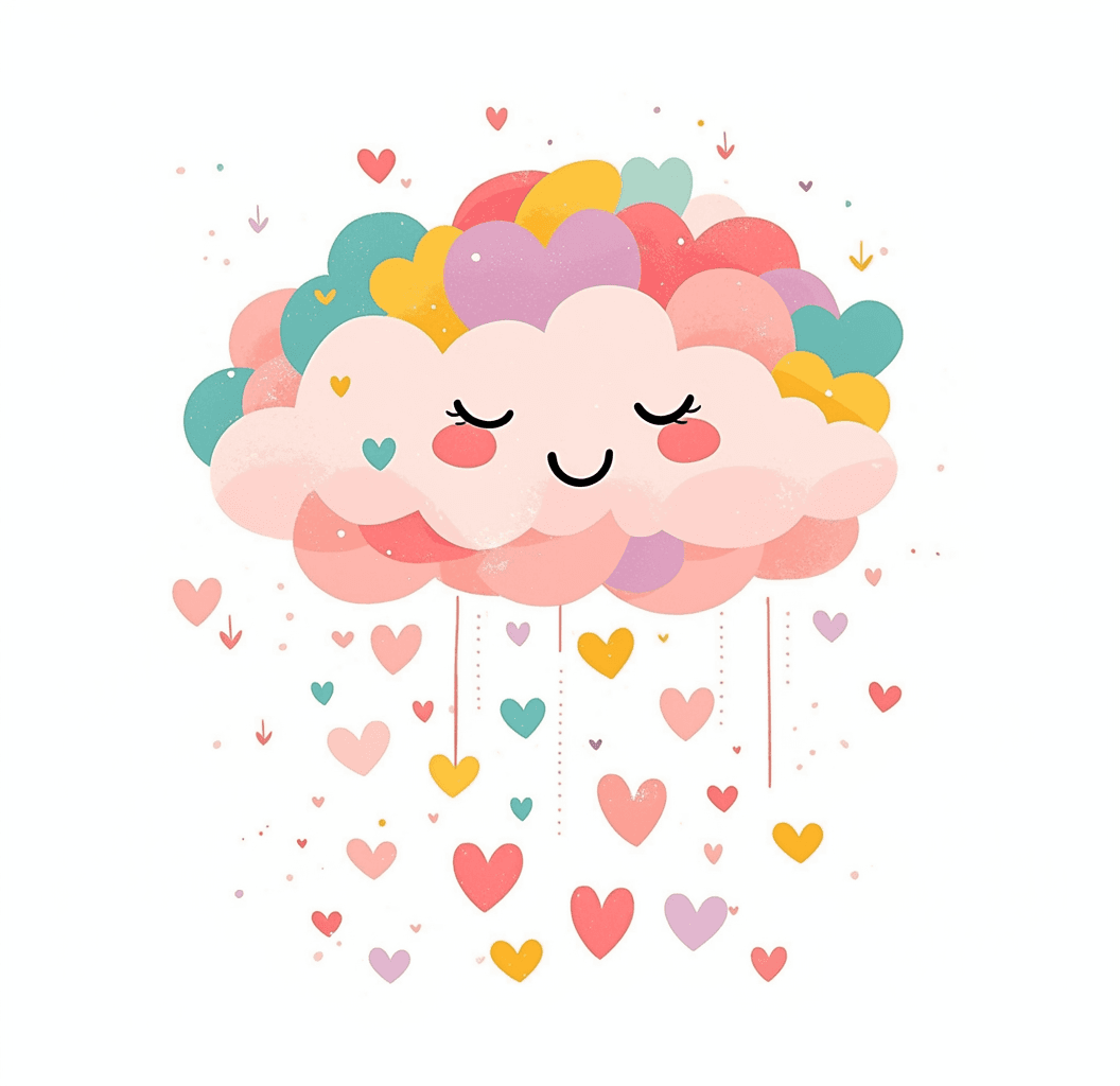 Cute Cloud Beats original repeating artwork