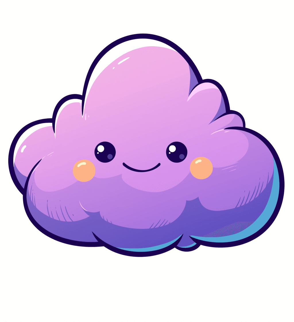 Cute Cloud Jam original repeating artwork