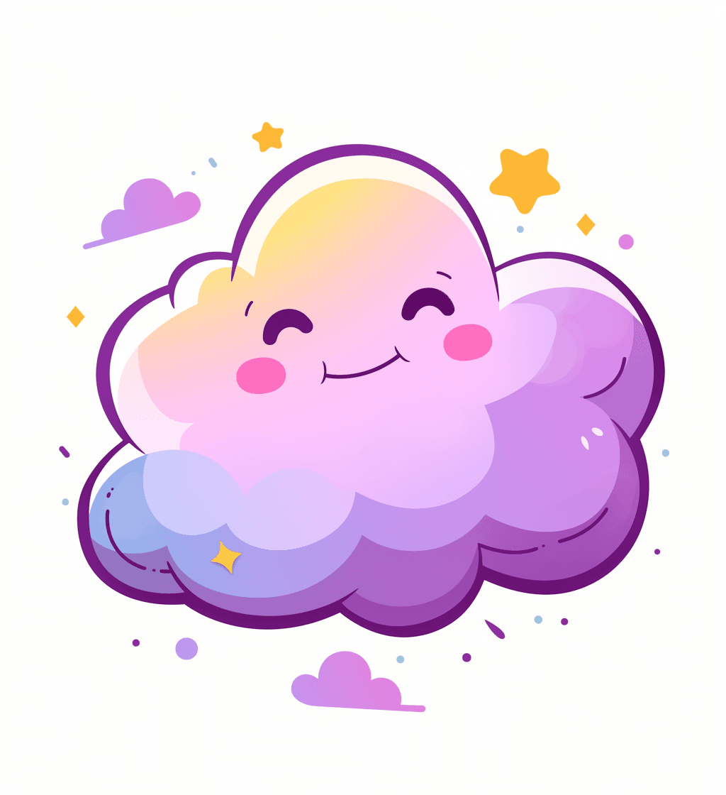 Cute Cloud Fair original repeating artwork
