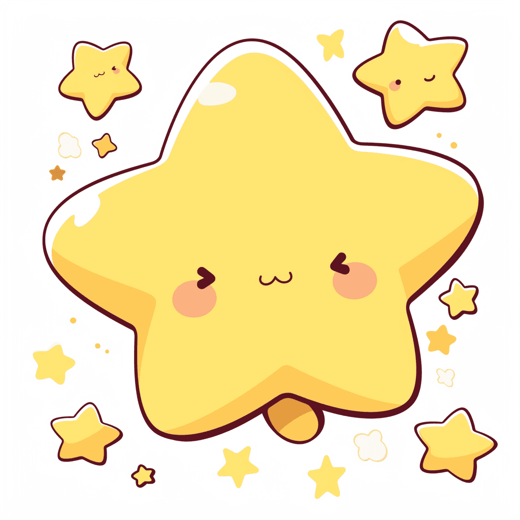 Cute Star 004 original repeating artwork