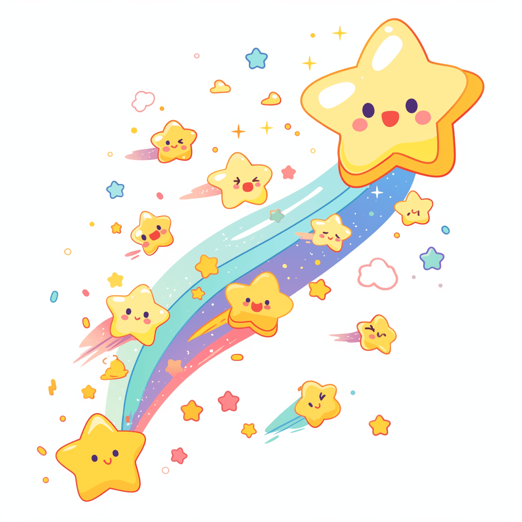 Cute Star Beats original repeating artwork