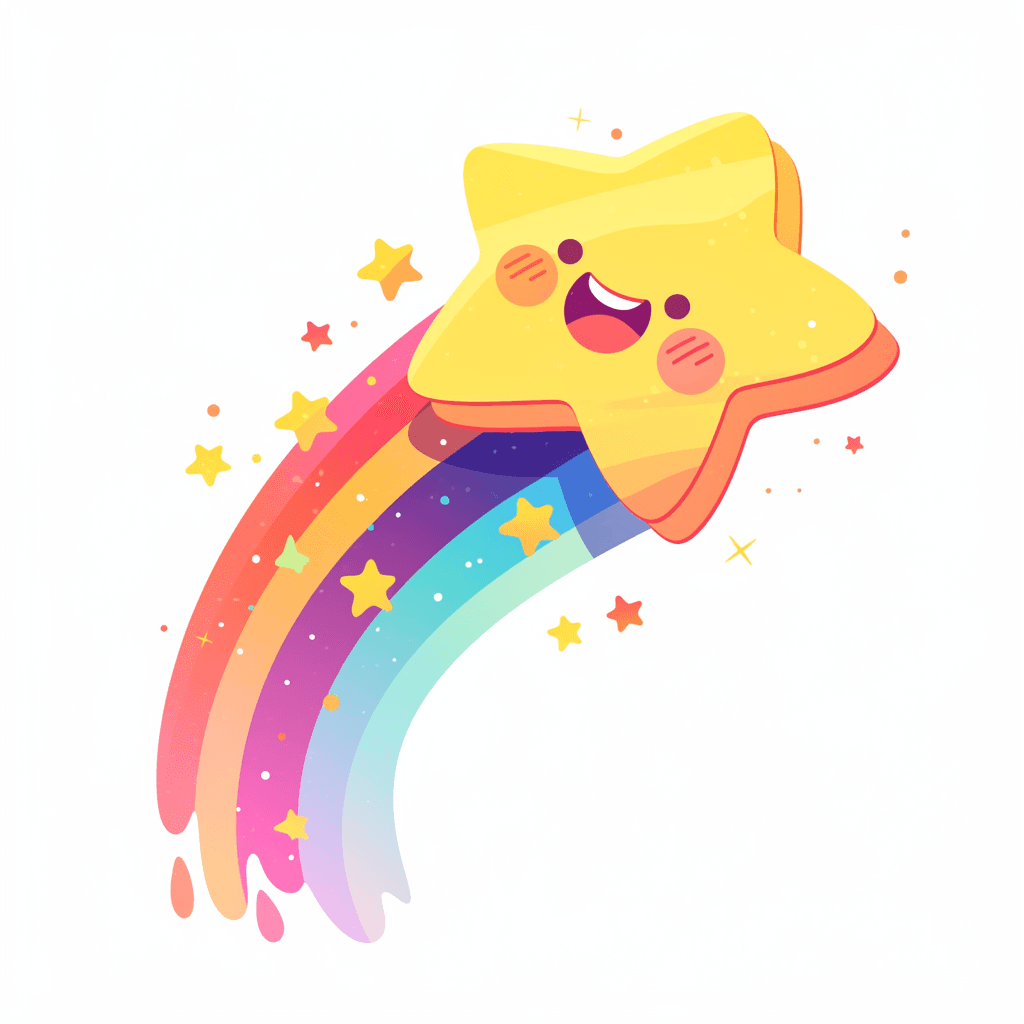 Cute Star Tribe original repeating artwork