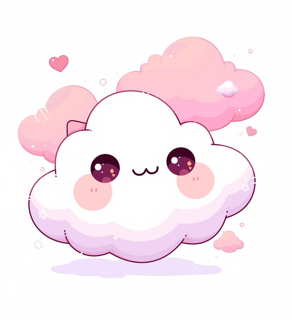Cute Cloud Tribe original repeating artwork